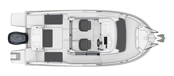 Beneteau Barracuda 6 Ponte Principale