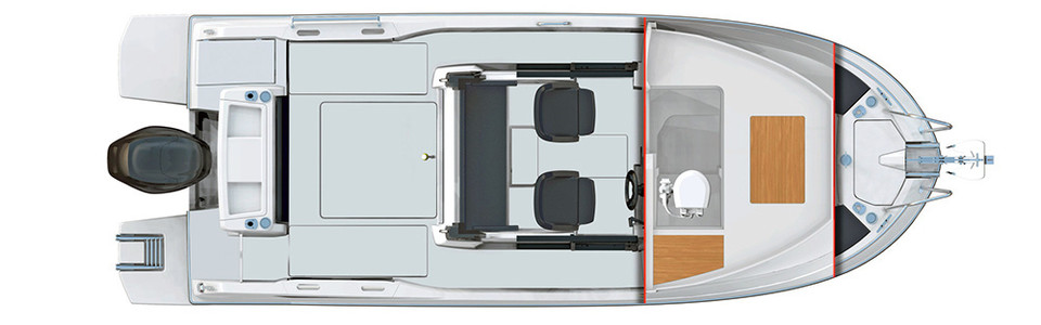 Beneteau Barracuda 7 Нижняя Палуба 2