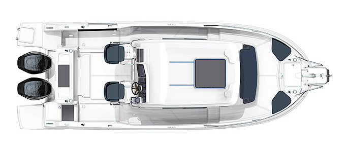Beneteau Barracuda 8 Upper Deck