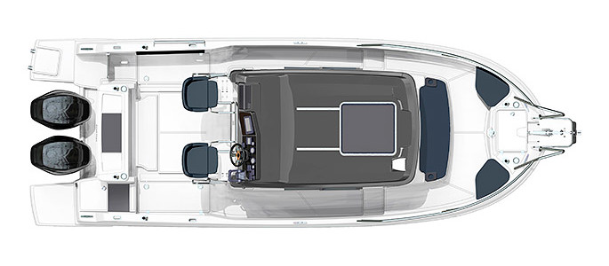 Beneteau Barracuda 8 Piano Superiore (Opzionale)