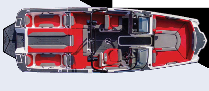 Bayliner Heyday WT-Surf Plan Extérieur