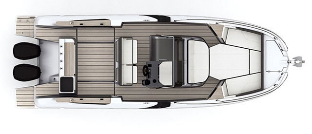 Beneteau Flyer 8.8 SPACEdeck Главная Палуба 2