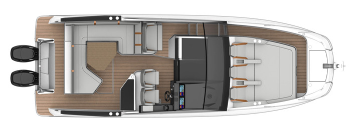 Beneteau Flyer 10 Главная Палуба