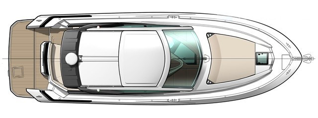 Beneteau Gran Turismo 40 Außenplan