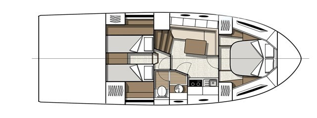 Beneteau Gran Turismo 40 Lower Deck