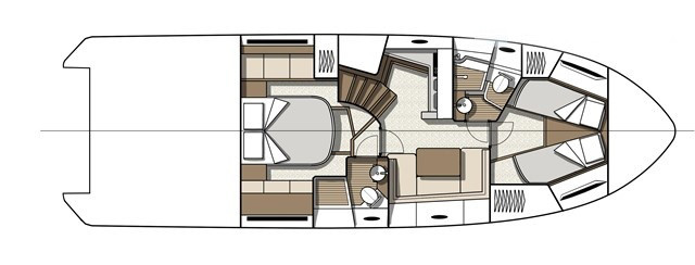 Beneteau Gran Turismo 46 Нижняя Палуба
