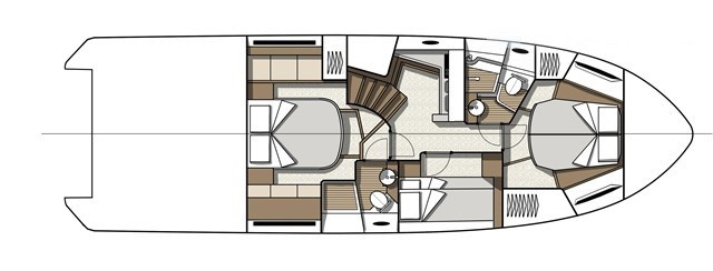Beneteau Gran Turismo 46 Cubierta Inferior (Opcional)