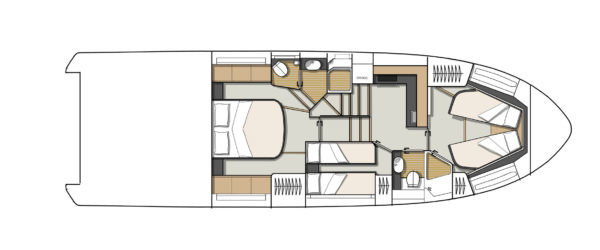 Beneteau Gran Turismo 50 Ponte Inferiore