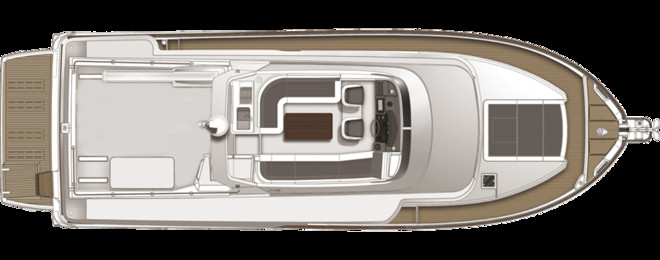 Beneteau Swift Trawler 50 Flybridge Deck