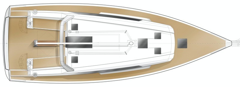 Beneteau Oceanis 41.1 Plano Exterior