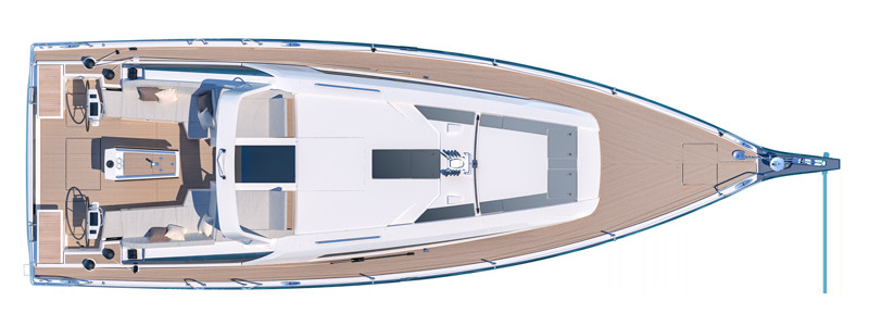Beneteau Oceanis 46.1 Вид Сверху