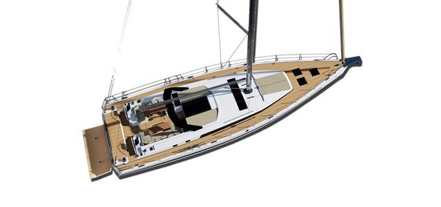 Beneteau Oceanis Yacht 62 Plan Extérieur 2