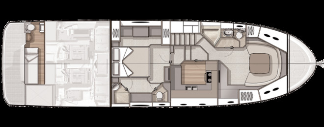 Beneteau Monte Carlo 6 Lower Deck (Optional)