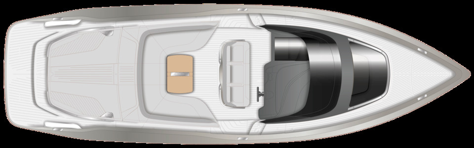 Princess R35 Hauptdeck