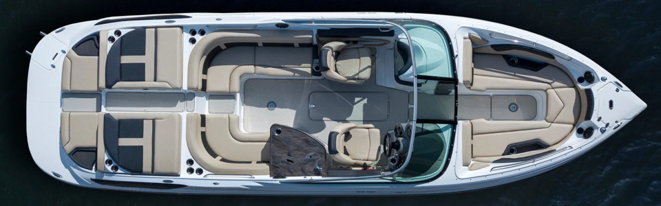 Rinker 29QX Sterndrive Вид Сверху