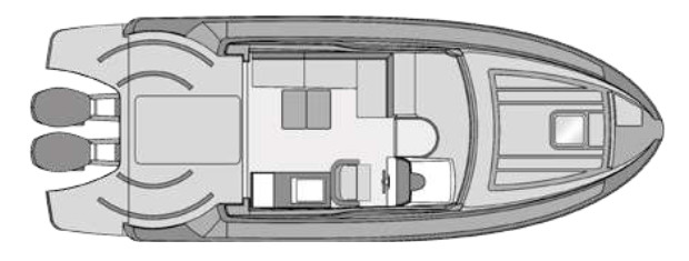 Rodman Spirit 31 Hardtop Outboard Main Deck