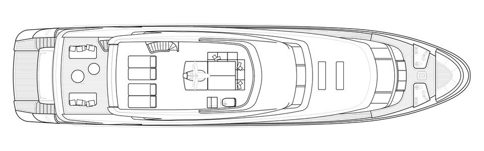Sanlorenzo SD 112 Pont de Flybridge (Version A)