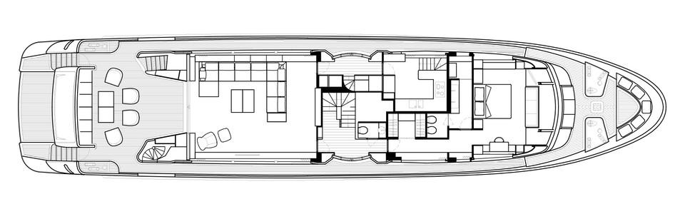 Sanlorenzo SD 112 Pont Principal (Version B)