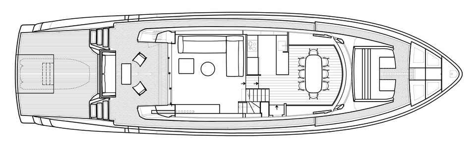 Sanlorenzo SX 76 Ponte Principale (Versione B)