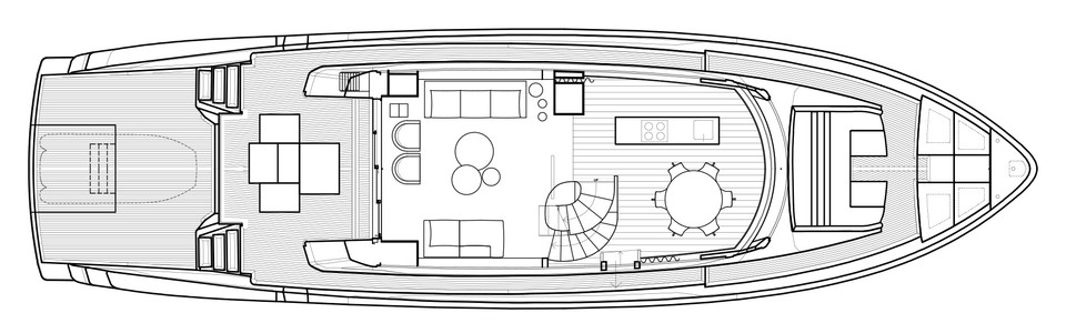 Sanlorenzo SX 76 Main Deck (Version Lissoni)