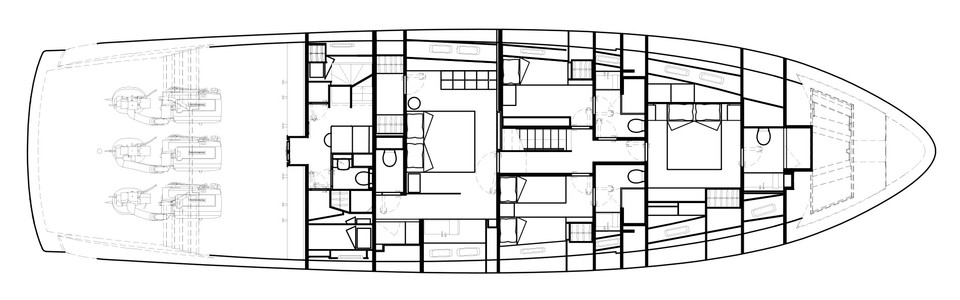 Sanlorenzo 88 SX Pont Inférieur (Version Lissoni)