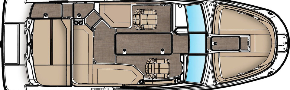 Sea Ray SPX 230 Main Deck