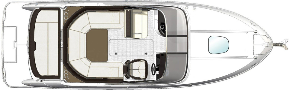 Sea Ray Sun Sport 250 Außenplan