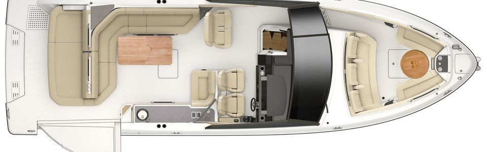 Sea Ray SLX 400 Ponte Principale