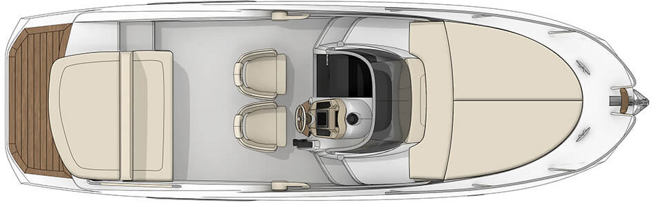 Sessa Key Largo 24 IB Main Deck