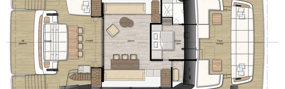 Sunreef 80 Power Ponte Principale (Opzionale 3)