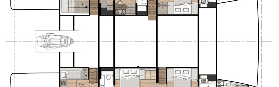Sunreef 80 Power Ponte Inferiore (Opzionale 4)