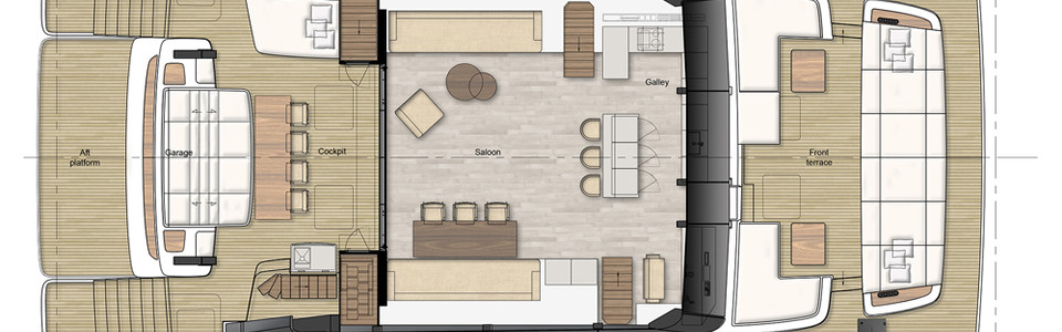 Sunreef 80 Power Ponte Principale (Opzionale)
