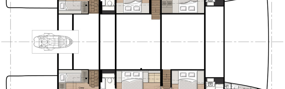 Sunreef 80 Power Ponte Inferiore (Opzionale)