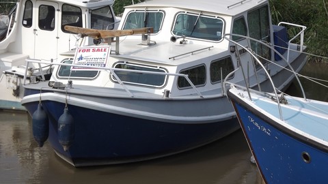 Dutch steel motor cruiser 48ft
