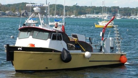 1999 27 hike built aluminum patrol boat w/ trailer