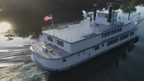 60 x 16 tri-toon passenger vessel