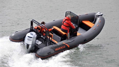 Highfield dl 640 aluminium rib - hypalon