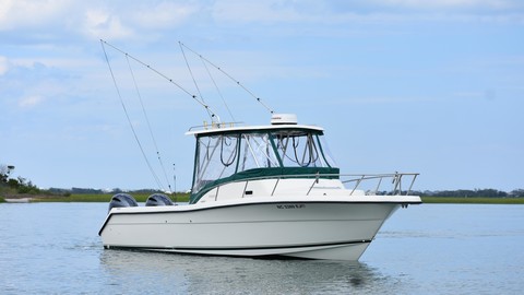 Pursuit 2870 center console