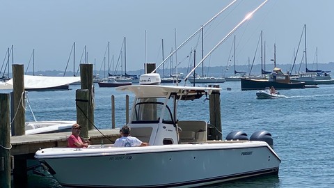 Pursuit 2870 center console