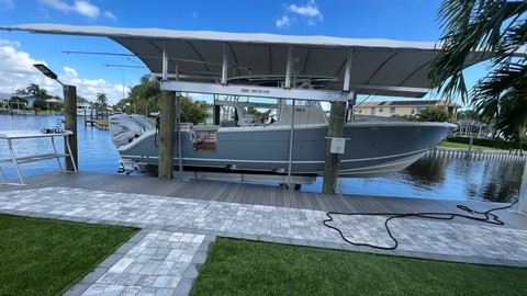 Cobia 217 center console