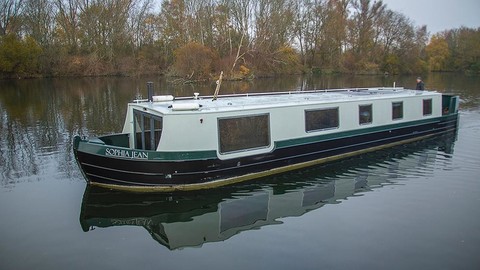 Wide beam narrowboat 65 x 12 hanbury monarch