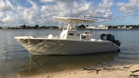 Cobia 217 center console