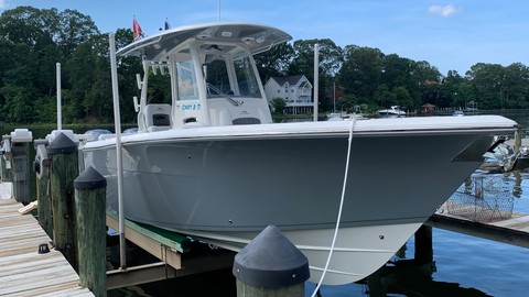Cobia 217 center console