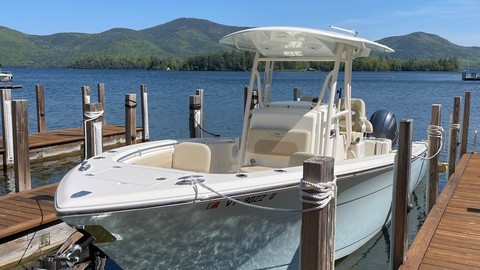Cobia 217 center console