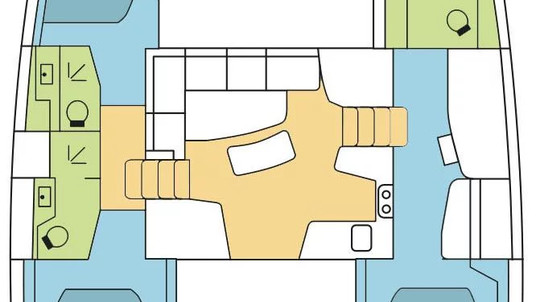 Lagoon 42 - 3 + 1 cab.