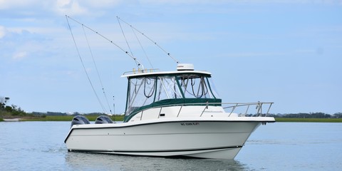Pursuit 2870 center console