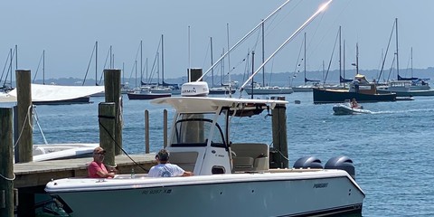 Pursuit 2870 center console