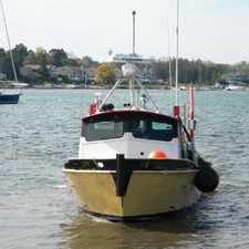 1999 27 hike built aluminum patrol boat w/ trailer