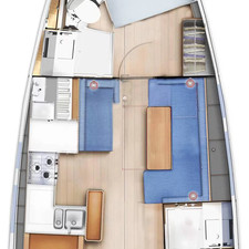 Sun Odyssey 410 - 3 cab.