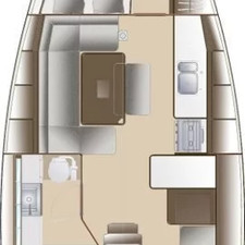 Dufour 382 GL - 2 cab.